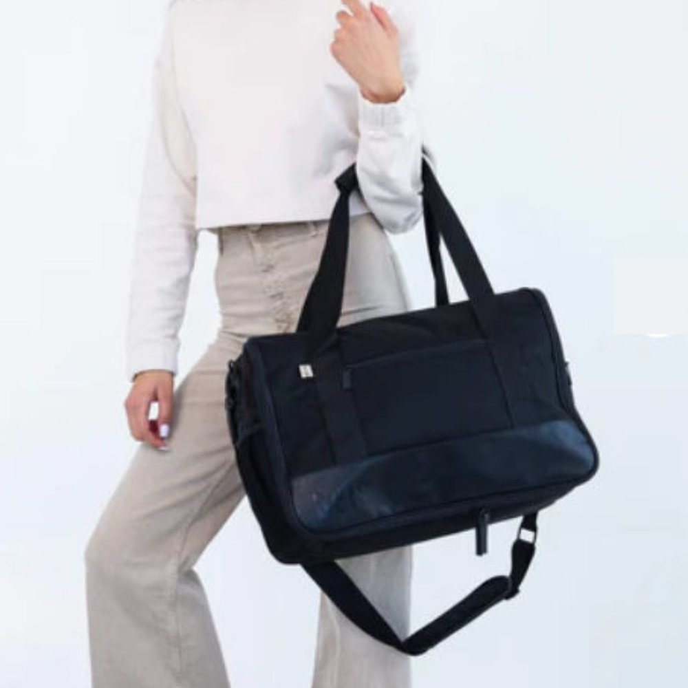 Beis Black Hanging Duffle Bag - NWT